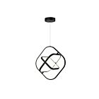 Artcraft Sienna AC6690BK Semi Gloss Black 30W Pendant