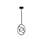 Artcraft Trilogy AC6740BB 40W Black LED Pendant