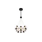 Artcraft AC6848BK Arlo 56W 8-Lights Black LED Chandelier