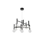 Artcraft AC6859BK Terra 9-Lights 36W Black LED Pendant