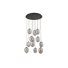 Artcraft AC6952SM Vega Black Chandelier