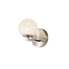 Artcraft AC6961BN Forma 1-Light 6W Brushed Nickel LED Bathroom Vanity Light