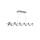 Artcraft Rolling Hills AC7212BA 3-Lights Brushed Aluminum 18W Island Chandelier