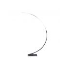 Artcraft Cortina AC7593BG 1-Light Brushed Grey 25W Floor Lamp