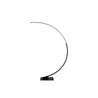 Artcraft Cortina AC7593BK 1-Light Matte Black 25W Floor Lamp