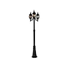 Artcraft Classico AC8099BK 3 Lights White 100W Outdoor Post Light