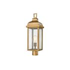 Artcraft AC8183WB Madrid 60W Weathered Brass Post Light