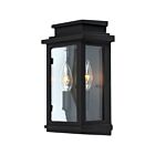 Artcraft Freemont AC8291BK Black Outdoor Wall Light