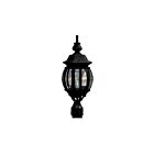 Artcraft Classico AC8363WH 3 Lights Matte Black Brass 60W Outdoor Post Light