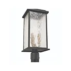 Artcraft AC9273BK Estate 180W Black and Brass Outdoor Post Light