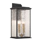 Artcraft AC9274BK Estate 240W Black and Brass Wall Sconce