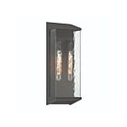 Artcraft AC9281BK Azure Bay 2-Lights 200W Black Outdoor Wall Light