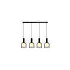 Artcraft SC13384BK Juna 4-Lights 240W Black Pendant