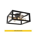 Artika FM-PCT 4-Lights Black And Gold 120W Princeton Ceiling Light
