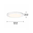 Artika 9FLPR-SP5-WH-12PK 18W White LED Flush Mount