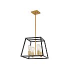 Artika CAR15-WT White And Gold Carter Square Chandelier