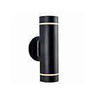 Artika AMP101-CCABL 2-Lights Black 40W Outdoor Wall Light