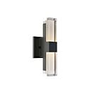 Artika OUT-GEC-MB Matte Black Gemini Outdoor Wall Sconce