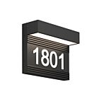 Artika OUT-HA-MB Black Dark Sky Headline Address Outdoor Wall Sconce