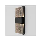 Artika OUT-MB-HD2BL MAZZA BUBBLE 12W Matte Black LED Outdoor Wall Scones