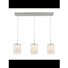 Artika Crystal Cube PDT-3CC 3-Lights Chrome 13W LED Pendant