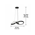 Artika PDT-MO5C-HD2BL Morgan 30W Black Pendant