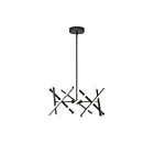 Artika PDT-MUC-HD2BL Black 30W LED Rod Pendant CCT Selectable