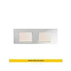 Artika VAN2-FC-CR 2-Lights Chrome 12W Frosted Cube Vanity Light