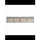 Artika Bubble Cube VAN4BC-ON 4-Lights Chrome 23W LED Vanity Light