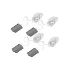Bazz DISK360W4 9W 4" Matte White LED Gimbal Recessed Light 3000K (Pack of 4)