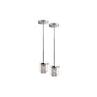 Bazz pr3811el Glam 2-lights 40w Chrome Rod Pendant (Pack-2)