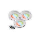 Bazz 3 Pack LED Pucks for Under-Cabinet 6W RGB U00073RG