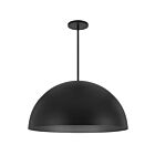 Alteck Lighting AP0084-5CCT-W-BK Half Round 35W Sand Black LED Pendant Light