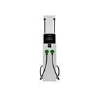 Breez EV BEV-L2-P80D-25-CM-P Dual 80A Charger, 25' 80A Cable Set, 4G Cellular, Pos, Pedestal Mount, Cable Managment