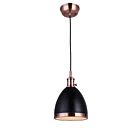 Canarm Esher IPL409B01BKA 1-Light Bronze and Black Pendant Light