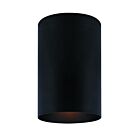 Canarm AGNA IFM1071A04BK 1-Light Matte Black 40W Flush Mount