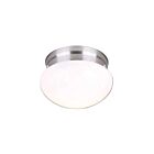 Canarm Flush Mount 1 Light Brushed Nickel Fixture IFM137BN