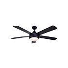 Canarm PRESTON XVII CF52P175BK Matte Black 19.6W 52" Ceiling Fan