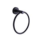 Canarm BA103A07BK Matte Black Cain Towel Ring