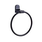 Canarm BA105A06BK Matte Black Towel Ring