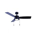 Canarm CF42WAL3BK Wallis Matte Black 42" LED Ceiling Fan