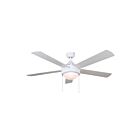 Canarm CF52PR35WH 5-Bladed White 19W PRESTON III LED 52" Ceiling Fan