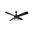 Canarm cf52sim4bk Simon Matte black 52" LED Ceiling Fan