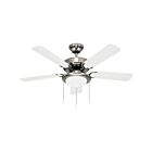 Canarm Eclipse Series 42" Ceiling Fan Brushed Pewter CF9042551S