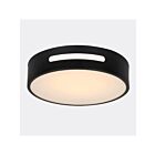 Canarm Niven CL-19-13-BK 1-Light Matte Black Flush Mount