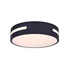 Canarm Niven CL-19-13-BK 1-Light Matte Black Flush Mount