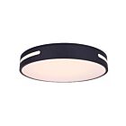 Canarm Niven CL-19-20-BK 1-Light Matte Black Flush Mount