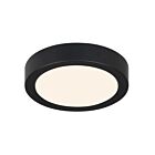 Canarm DL-5F-10DCW-BK-C 10W Matte Black LED Flush Mount CCT Selectable