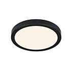 Canarm DL-9F-20DCW-BK-C 20W Matte Black LED Flush Mount CCT Selectable
