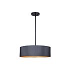 Canarm REXTON ICH1119A03BK17 3-Lights 180W Matte Black Rod Chandelier